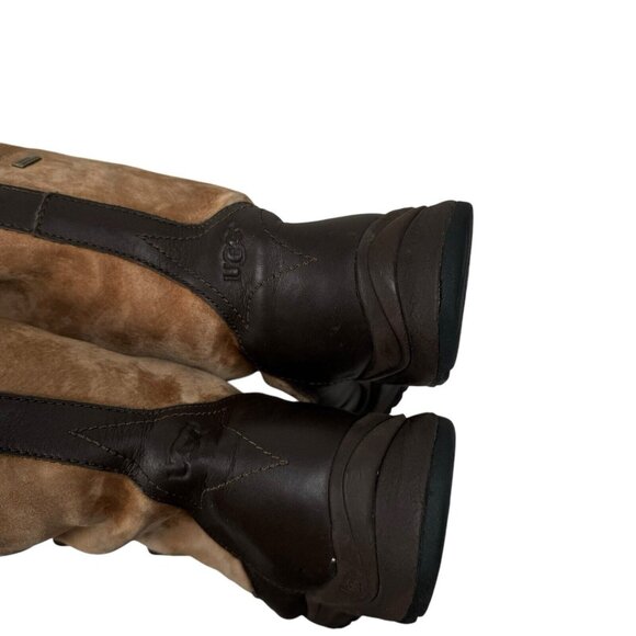 UGG Atlason Waterproof BOOTS Chestnut‎ Women's US 8 S/N 1018994 - Picture 5 of 16